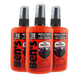 Ben's Tick Repellent: botella-pompa para protección duradera durante caminatas al aire libre.