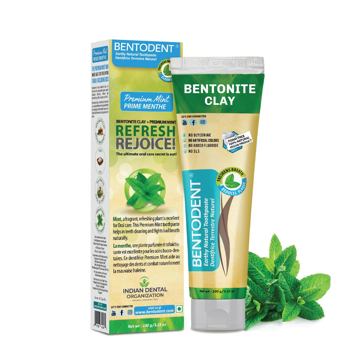 Bentodent remineralizante-sin-fluor: limpieza suave para dientes sensibles.