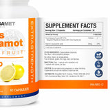 Frasco de BergaMet Citrus Bergamot, tapa fácil para uso diario