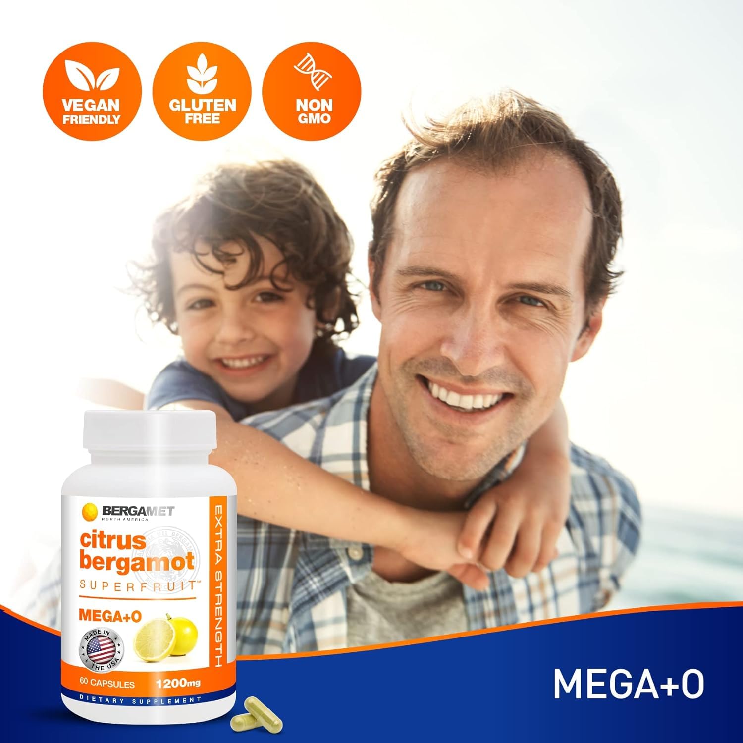 Uso diario de BergaMet Citrus Bergamot para apoyo antioxidante potencial