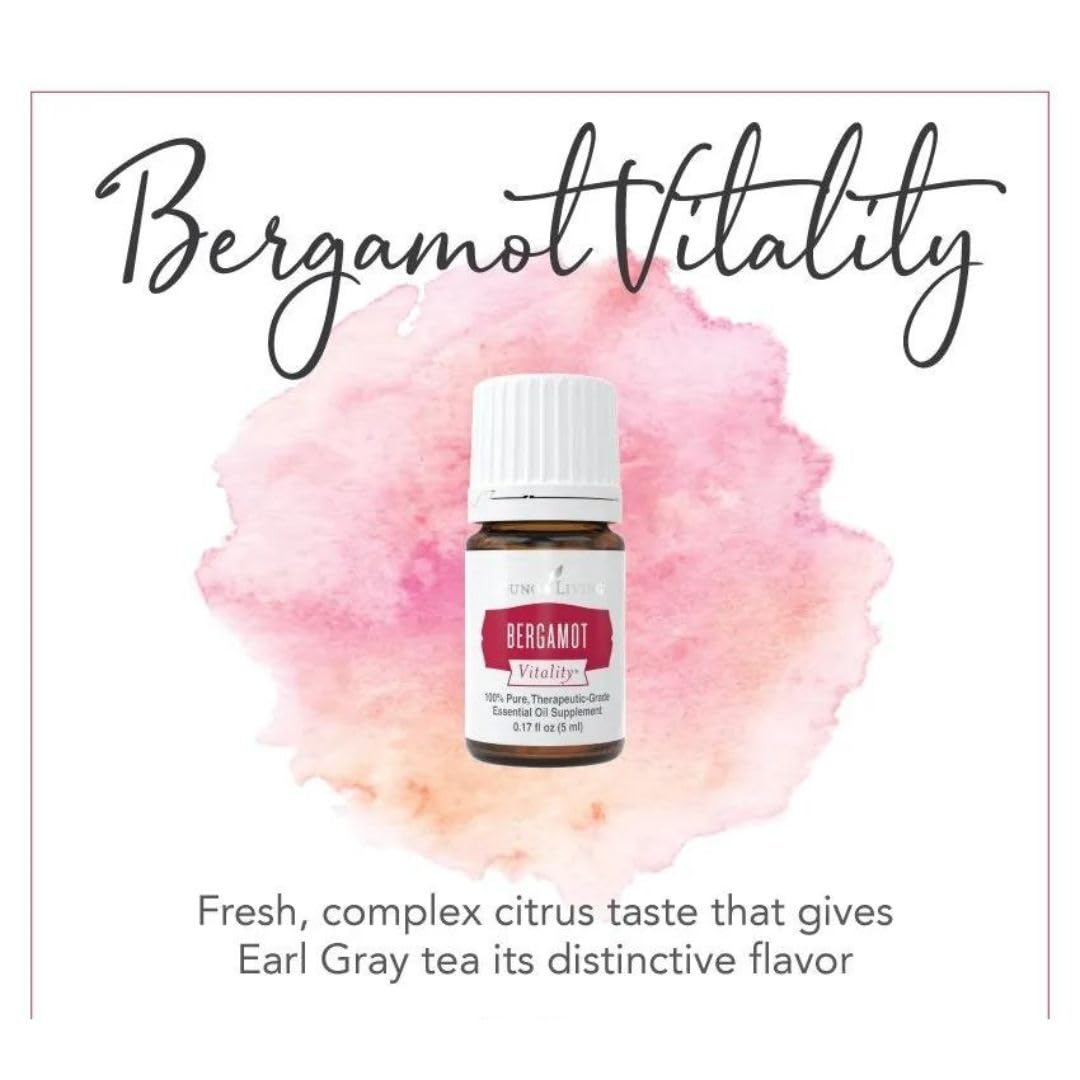 Young Living Bergamot Vitality, postres-dulces, realza pasteles y yogures con sabor fresco.