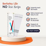 Tira de Berkeley Life en prueba de saliva para control diario