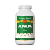 Bernard Jensen's Alfalfa Tabletas 625 mg en botella, apoyo nutricional diario