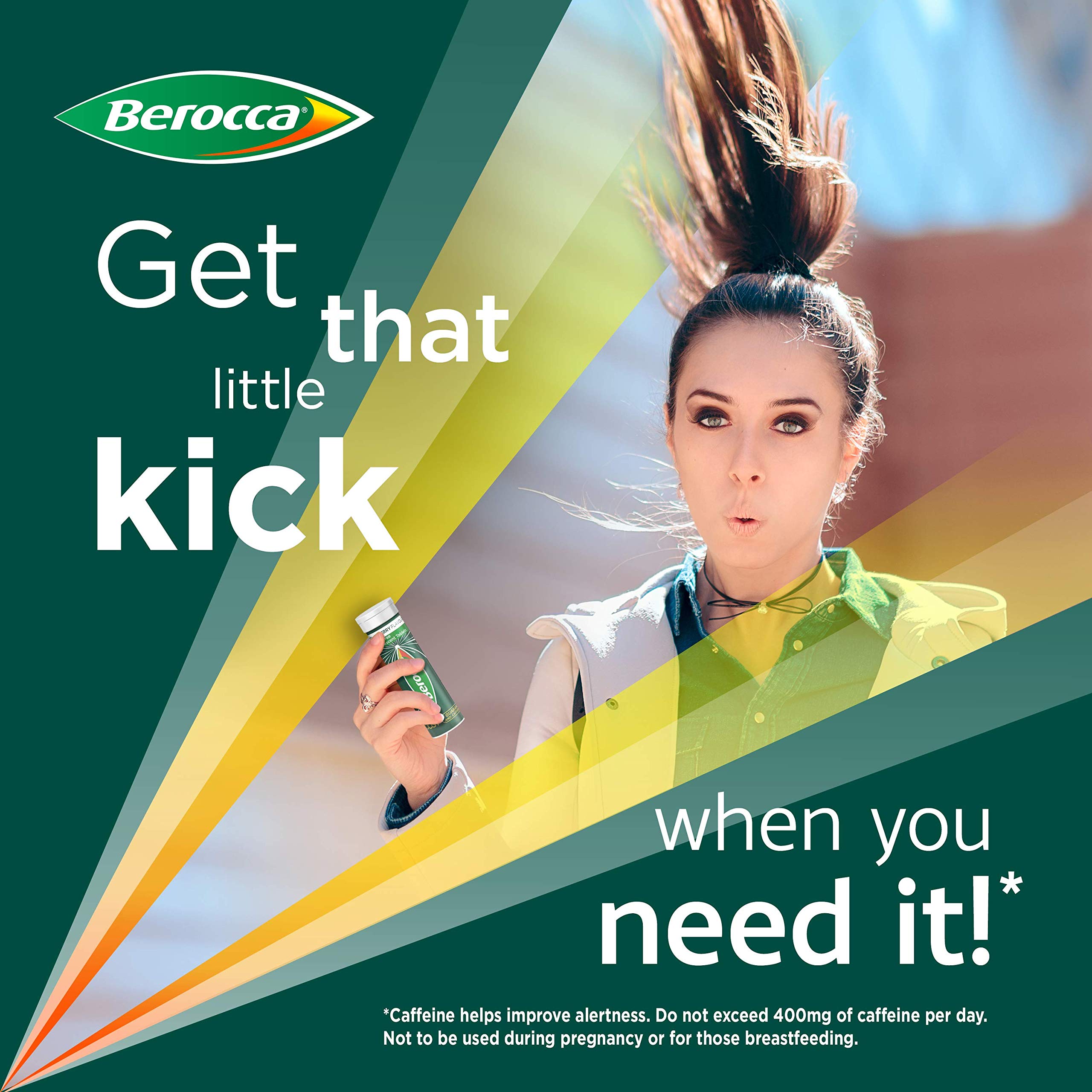 Berocca Boost caja de 20 tabletas para uso diario.