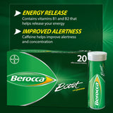 Berocca Boost ingredientes clave: vitaminas y minerales.