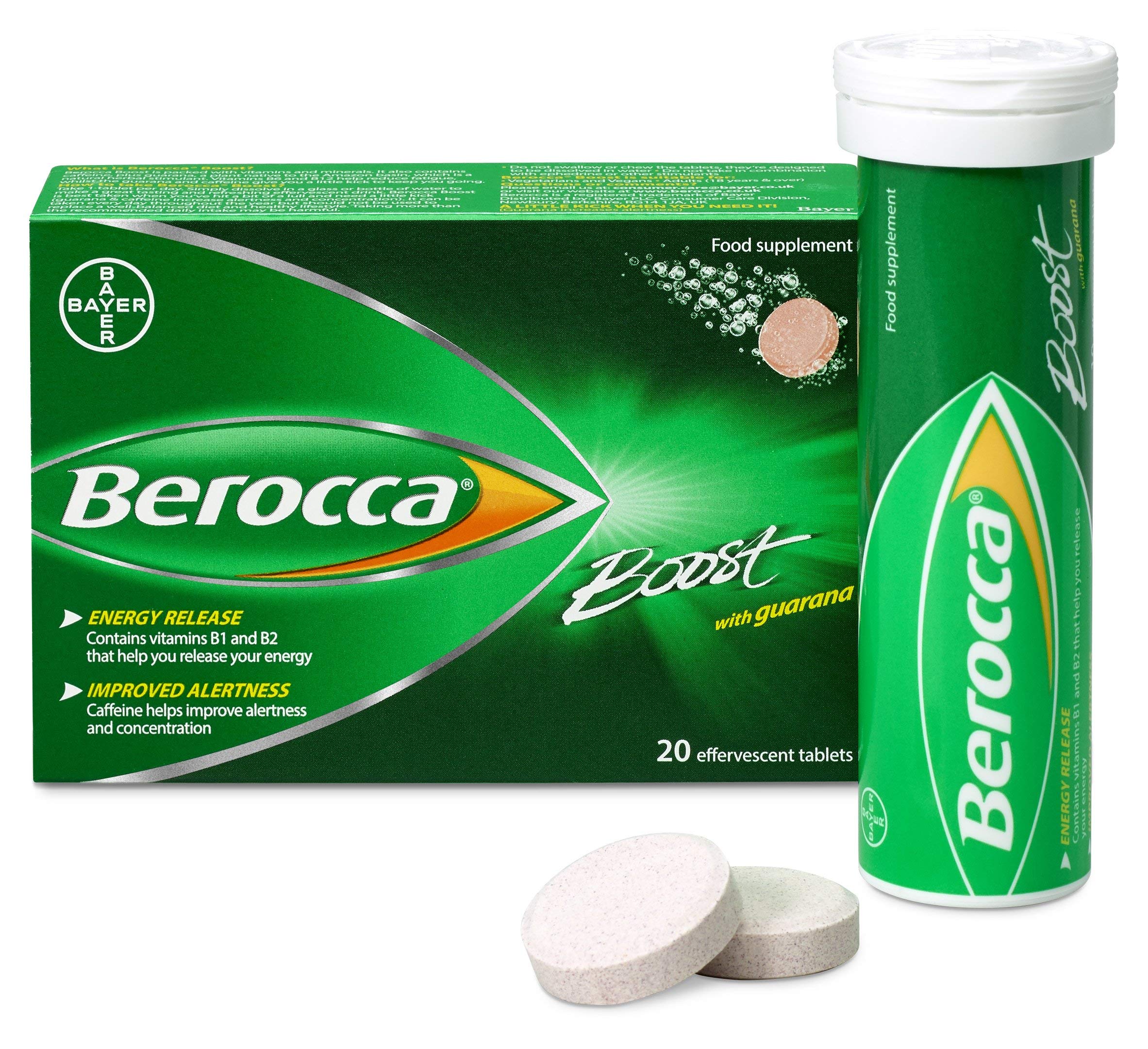 Berocca Boost en mano para activar la mañana.