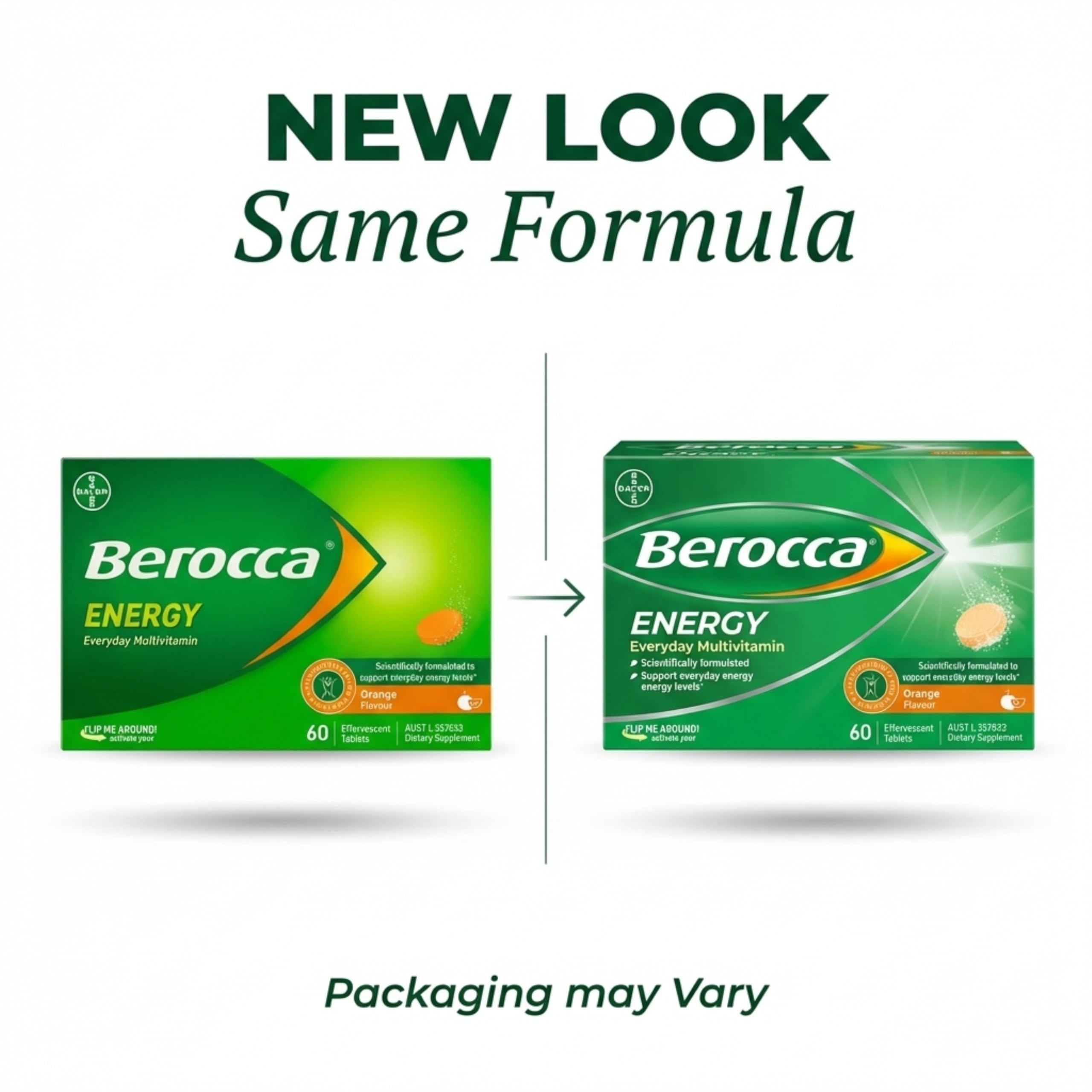 Berocca Energy: efervescente en vaso para una bebida rápida