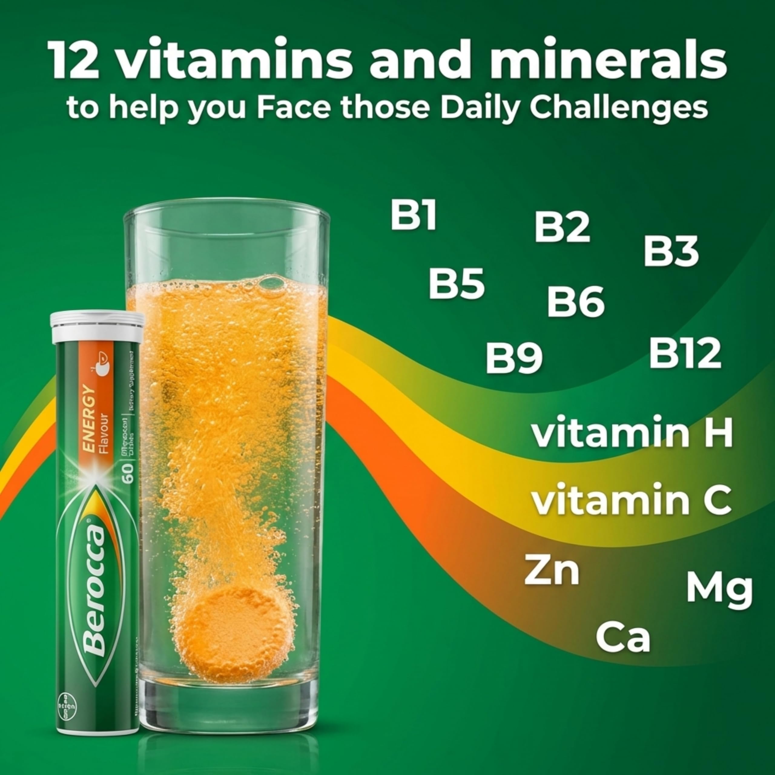 Berocca Energy: tabletas sabor naranja para una experiencia cítrica