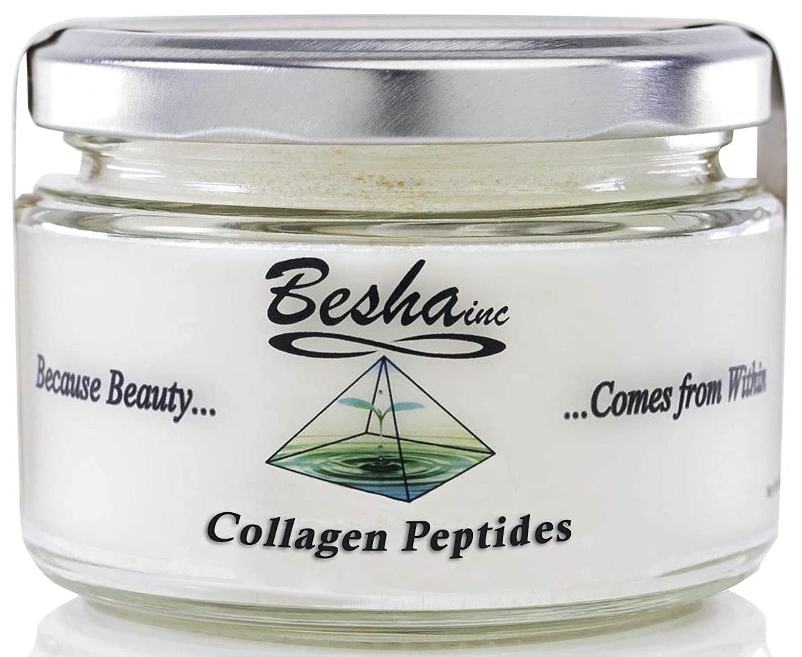 BESHA INC Verisol Collagen, polvo natural en bote para cuidado diario.