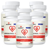 Besibest Ubiquinol CoQ10 600 mg: cápsula suave de alta potencia para energía diaria.
