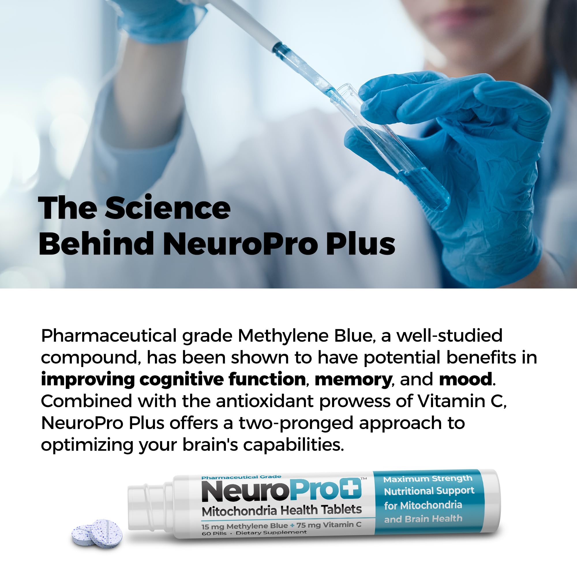 NeuroPro+ tablets on a clean desk, ideal for study sessions.