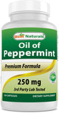 Best Naturals Aceite de Menta: botella vertiendo, posible soporte digestivo suave.