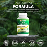 Best Naturals Aceite de Menta: dosis por cápsula para consumo conveniente.
