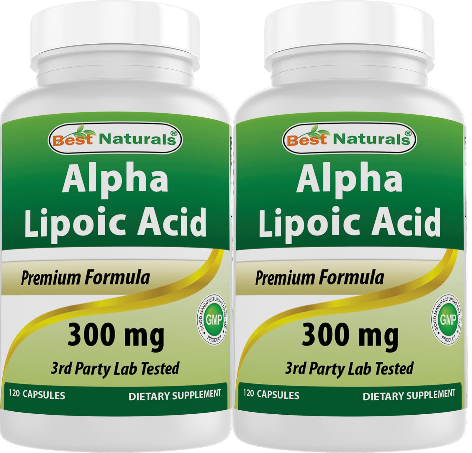Best Naturals ácido alfa-lipoico cápsulas frasco de 120 para uso diario