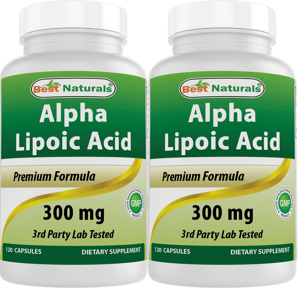 Best Naturals ácido alfa-lipoico cápsulas frasco de 120 para uso diario