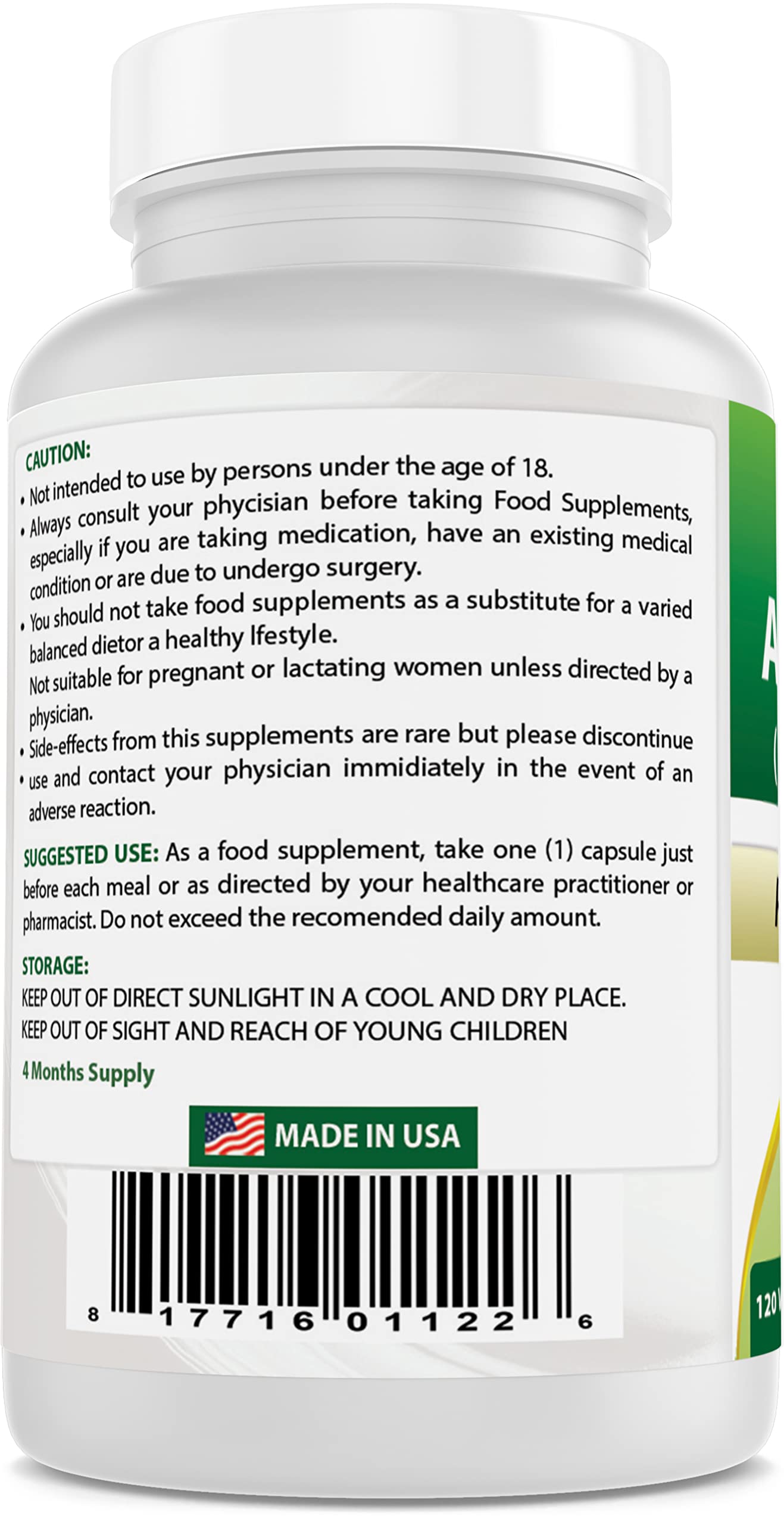Sello de seguridad de Best Naturals Ashwagandha que garantiza integridad del producto