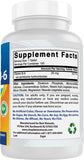 Best Naturals B6 dosis diaria, toma fácil con agua