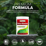 Beta-Alanina de Best Naturals libre de gluten y alérgenos.