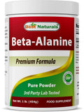 Best Naturals Beta Alanina en pote de polvo para entrenar diariamente