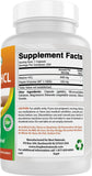 Best Naturals Betaine HCL: ingredientes libres de GMO y gluten