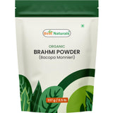 Best Naturals Brahmi polvo en envase; aroma suave para tés y batidos