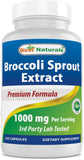 Best Naturals Extracto de Brotes de Brócoli, cápsula de 1000 mg para ingesta diaria