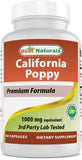 Best Naturals California Poppy cápsulas: apoyo a la relajación suave con cada toma.
