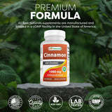 Envase doble de Best Naturals Canela, fácil almacenamiento.