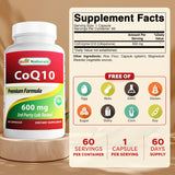 Best Naturals CoQ10 600 mg botella frontal para rutina diaria.