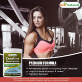 Vaso con Best Naturals Creatine preparando batido post-entreno.