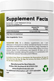 Etiqueta clara de Best Naturals destacando pureza y fabricación en EE. UU.
