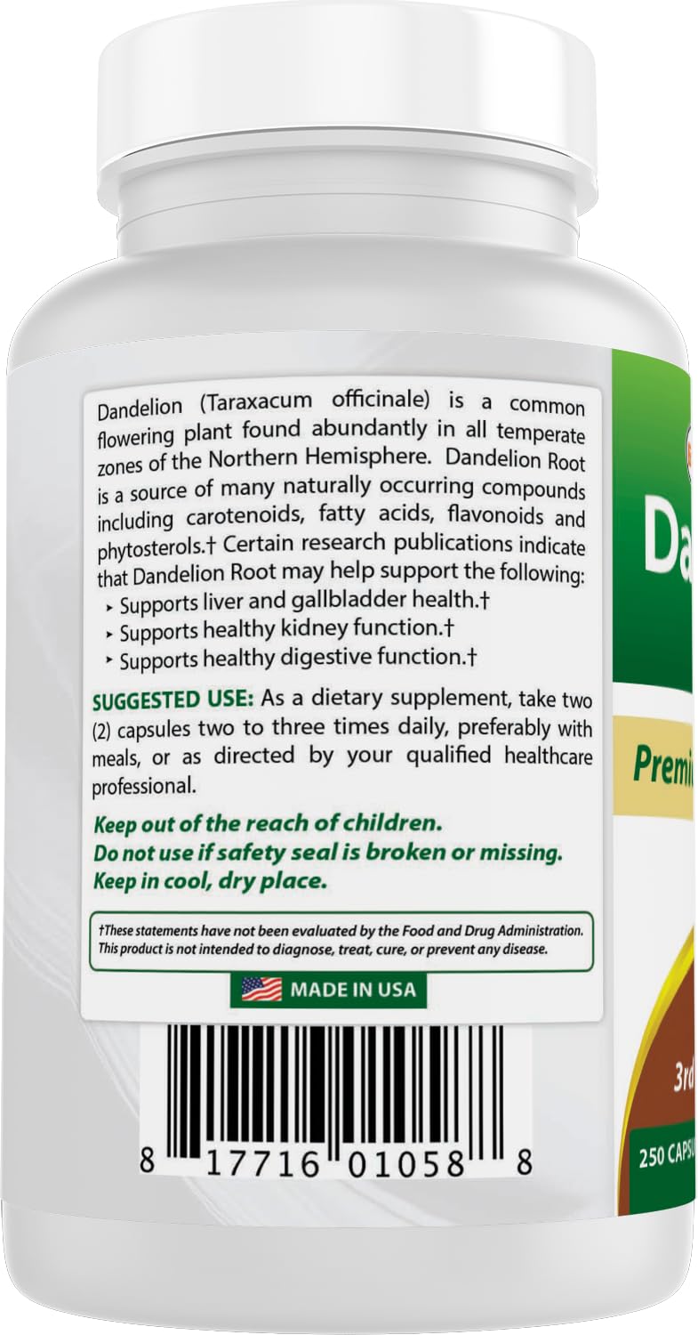 Best Naturals Diente de León: para viajar sin complicaciones con cápsulas.