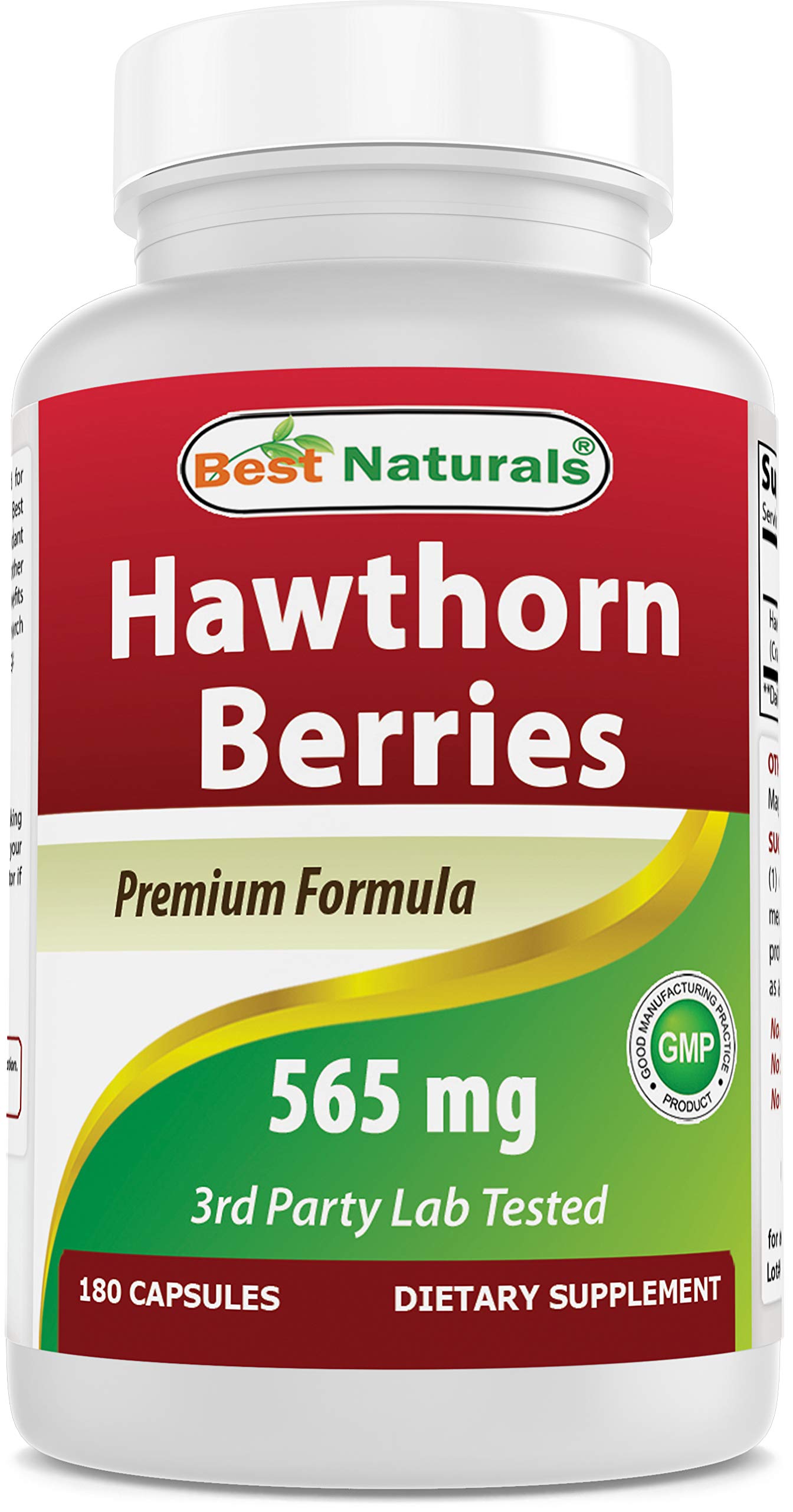 Best Naturals Espino Alvar cápsulas de 565 mg para apoyo diario.