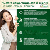 Best Naturals etiqueta de dosis, lectura rápida para toma diaria.