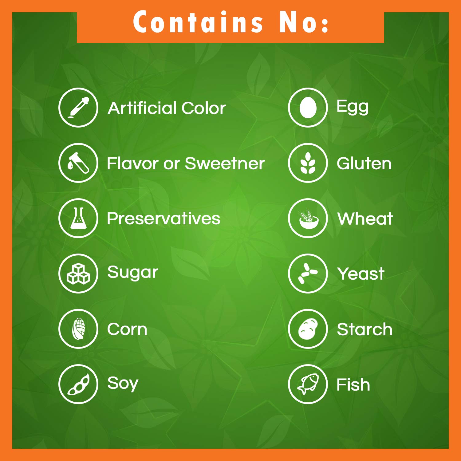 Etiqueta del producto Best Naturals mostrando ingredientes y uso recomendado.