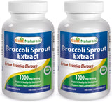 Best Naturals extracto de brócoli en cápsulas para apoyo diario.