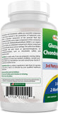 Best Naturals Glucosamina Condroitina MSM, envases apilados, compra conveniente para la familia.