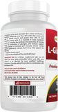 Best Naturals L-Glutamina información de la botella para uso diario