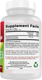 Best Naturals levadura de arroz rojo 1200 mg, lista de ingredientes sin alérgenos.