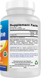 Best Naturals Lisina 500 mg, hecho en Estados Unidos con normas GMP.