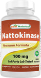 Best Naturals Nattokinasa frasco frontal muestra pureza y calidad.