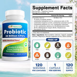 Etiqueta frontal de Best Naturals Probiotic para identificación clara.