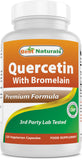 Best Naturals Quercetina con Bromelina en cápsulas vegetales para uso diario