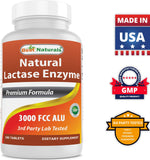 Best Naturals lactasa sin OGM para una digestión más suave.