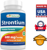 Best Naturals Strontium Bone Formula, caja: presentación lista para venta online.