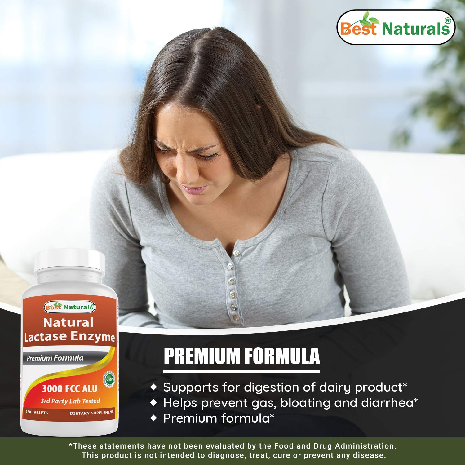 Tabletas Best Naturals apiladas, fácil almacenamiento.