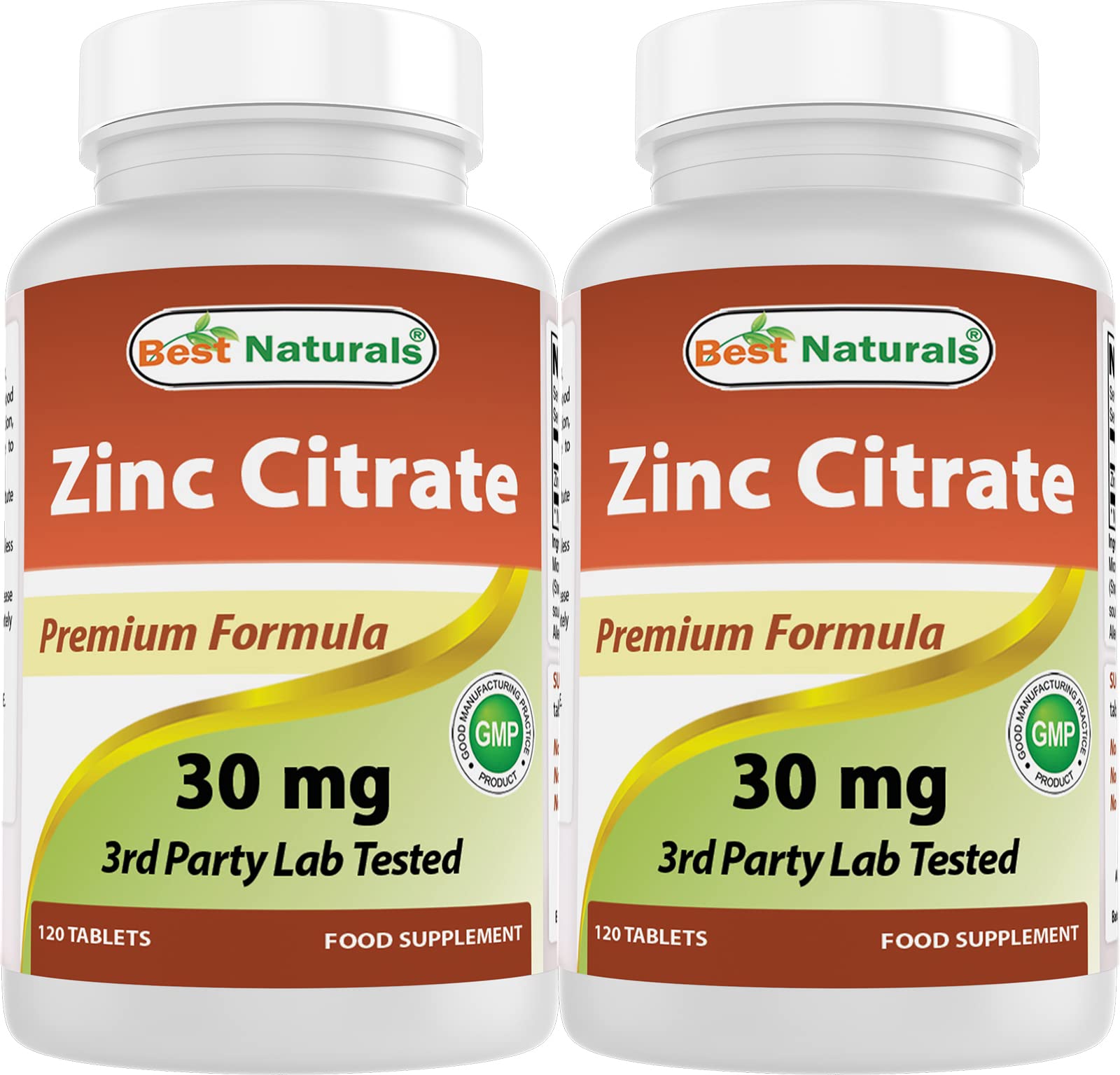 Best Naturals Zinc, tableta en primer plano para uso diario y salud general.