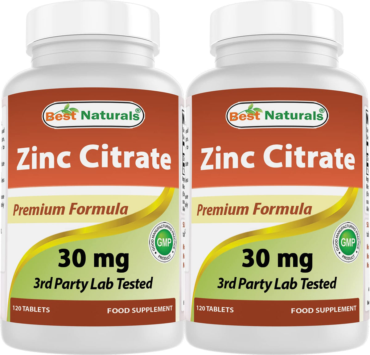 Best Naturals Zinc, tableta en primer plano para uso diario y salud general.