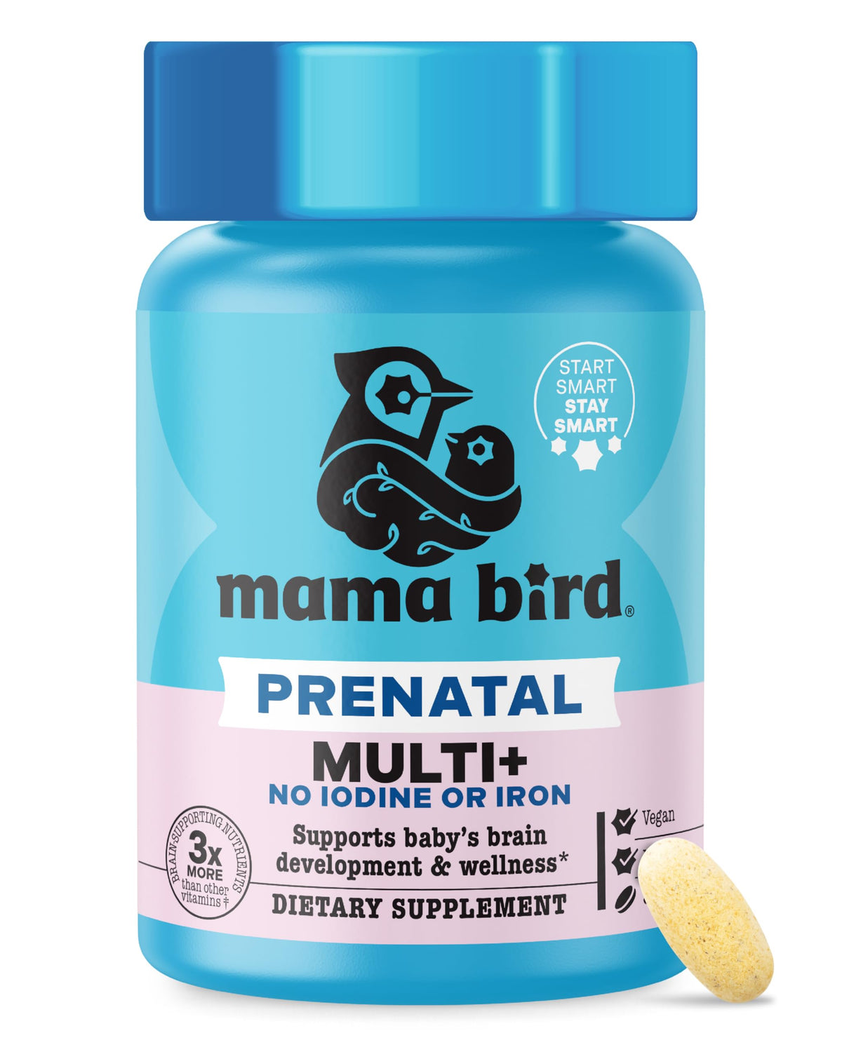 Best Nest Wellness Mama Bird comprimidos para apoyar la digestión suave durante el embarazo