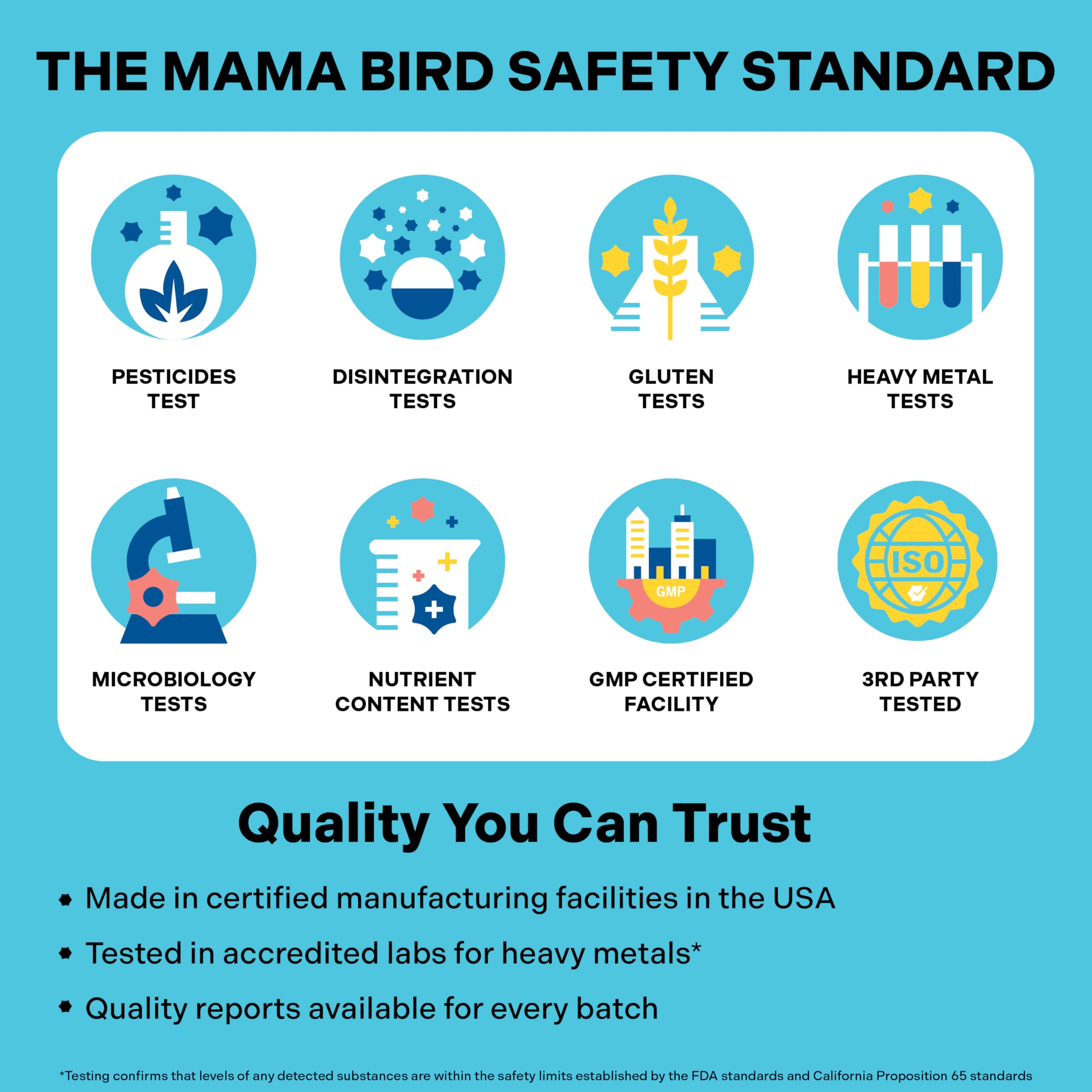 Envase de 30 dosis de Best Nest Wellness Mama Bird para uso diario